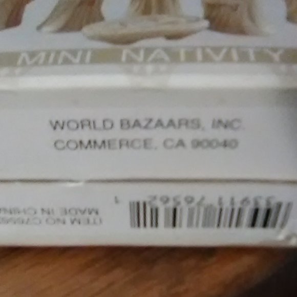 Mini Nativity Set/6-pc - Picture 13 of 13